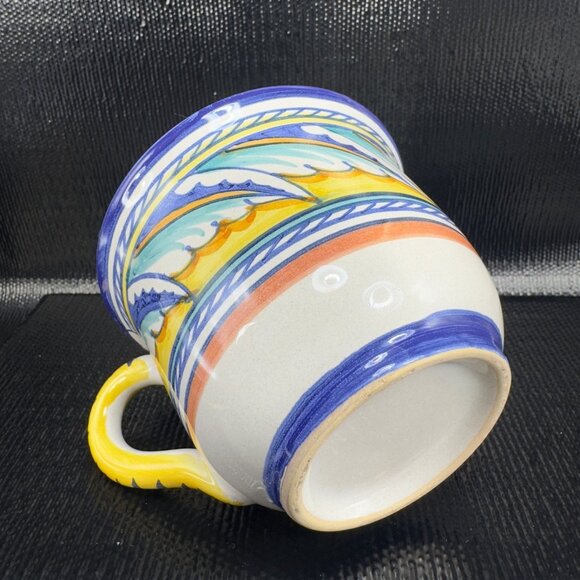 Starbucks Sberna Deruta Italy Hand Painted Pottery Teacup And Saucer Set Italy - Picture 7 of 11